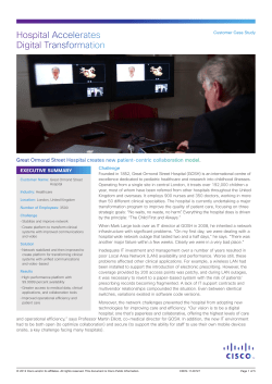 Great Ormond Street Hospital Saves Lives with Video