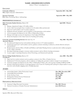 MA in higher education (PDF)