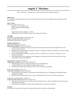 entry-level marketing (PDF)