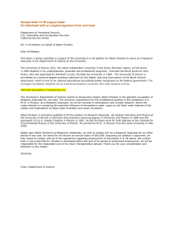 Sample H-1B Support Letter