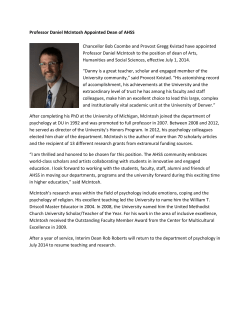 Professor Daniel McIntosh