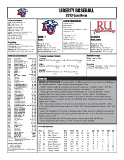Complete Baseball Game Notes