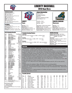 Complete Baseball Game Notes