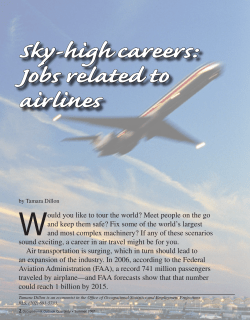 Sky-high careers: Jobs related to airlines