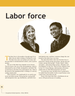 Charting the projections: 2004-14, Labor force