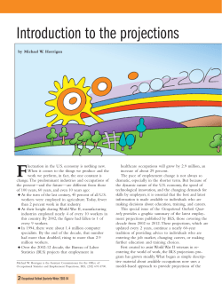 Charting the projections, 2002-12, Introduction to the projections