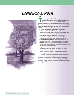 Charting the projections, 2000-10, Employment growth