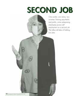 Second job entreprenuers