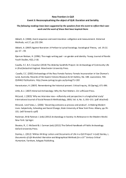 NCRM Seminar 3: Reading List [PDF 110.32KB]