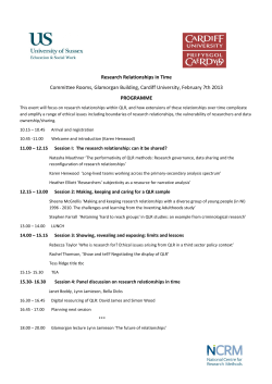 NCRM Seminar 2: 7 Feb 2013 [PDF 131.91KB]