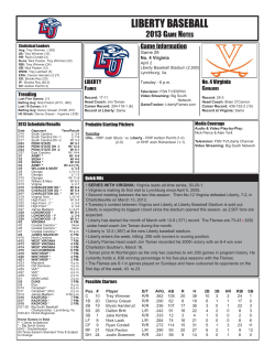 Complete Baseball Game Notes