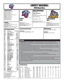 Complete Baseball Game Notes