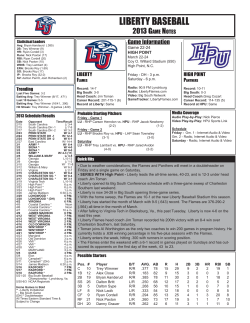 Complete Baseball Game Notes