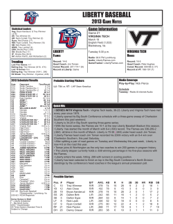 Complete Baseball Game Notes