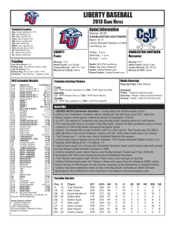 Complete Baseball Game Notes