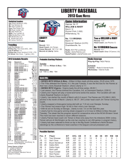 Complete Baseball Game Notes