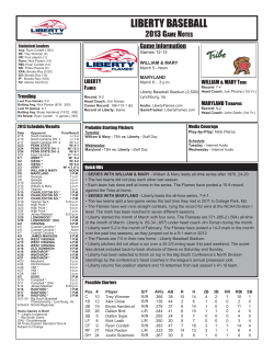 Complete Baseball Game Notes