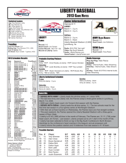 Complete Baseball Game Notes