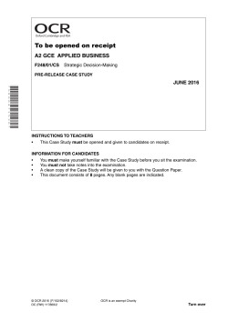 251797 unit f248 pre release case study june 2016