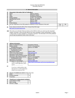 2009 Common Data Set (PDF)