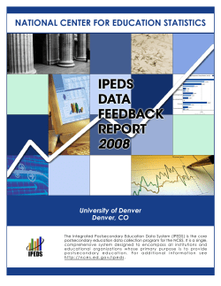 2008 Data Feedback Report (PDF)