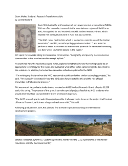 Kevin Ritt &mdash;&nbsp;October 2015