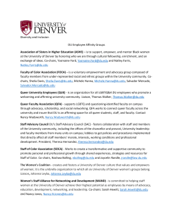 Affinity Organizations-Associations for networking and job posting