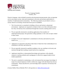 Proactive Language Examples