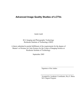 image quality analyses
