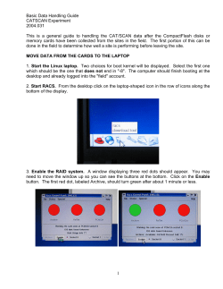 Basic Data Handling Guide