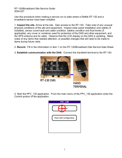 RT-130/Broadband Site Service Guide