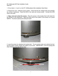 RT-130/Guralp ESP Site Installation Guide