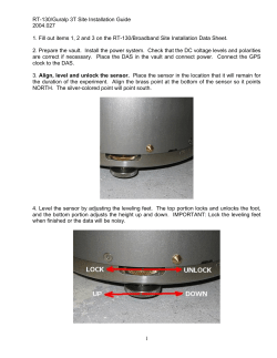 RT-130/Guralp 3T Site Installation Guide