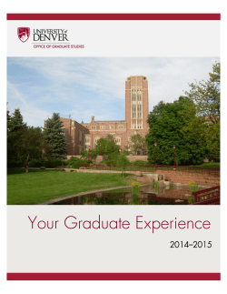 University's Graduate Handbook