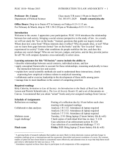 Intro to Law Society