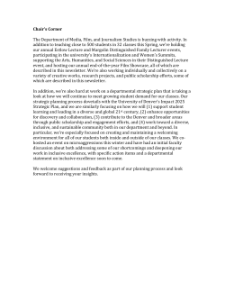 Message from Professor Lynn Schofield Clark