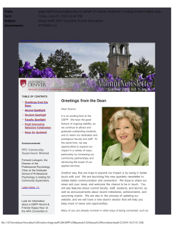Summer Quarter 2013 (Vol. 1, Issue 1)