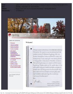 Fall Quarter 2013 (Vol. 1, Issue 2)