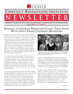Winter 2008 Newsletter