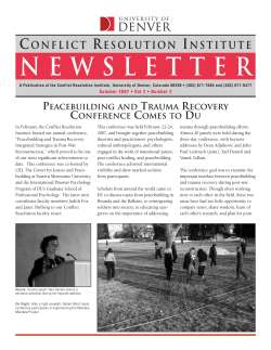 Summer 2007 Newsletter