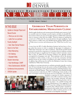 Fall 2008 Newlsetter