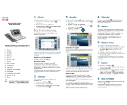 Manual de inicializa&Atilde;&sect;&Atilde;&pound;o r&Atilde;&iexcl;pida do telefone IP Cisco Unified 9971 para executivos do Cisco Unified Communications Manager 7.1(3) (SIP)