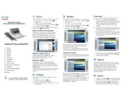 Manual de inicializa&Atilde;&sect;&Atilde;&pound;o r&Atilde;&iexcl;pida do telefone IP Cisco Unified 9971 para assistentes administrativos do Cisco Unified Communications Manager 7.1(SIP)