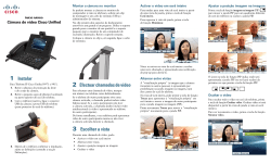 Manual de Inicia&Atilde;&sect;&Atilde;&pound;o R&Atilde;&iexcl;pida da C&Atilde;&cent;mara de V&Atilde;&shy;deo Cisco Unified para Cisco Unified Communications Manager 8.0 (SIP)