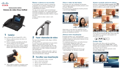 Inicializa&Atilde;&sect;&Atilde;&pound;o r&Atilde;&iexcl;pida da C&Atilde;&cent;mera de v&Atilde;&shy;deo Cisco Unified para o Cisco Unified Communications Manager 8.0 (SIP)