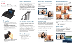 Inici r&Atilde;&nbsp;pid de la c&Atilde;&nbsp;mera de v&Atilde;&shy;deo de Cisco per a Cisco Unified Communications Manager 8.0 (SIP)