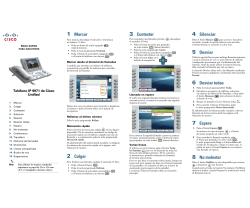 Gu&Atilde;&shy;a de inicio r&Atilde;&iexcl;pido para ejecutivos del tel&Atilde;&copy;fono IP 9971 de Cisco Unified para Cisco Unified Communications Manager 7.1(3) (SIP)