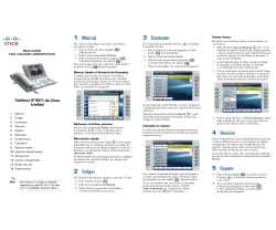 Gu&Atilde;&shy;a de inicio r&Atilde;&iexcl;pido para auxiliares administrativos del tel&Atilde;&copy;fono IP 9971 de Cisco Unified para Cisco Unified Communications Manager 7.1(3) (SIP)