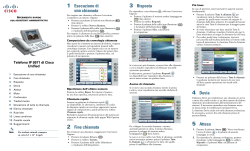 Guida di riferimento rapido per assistenti amministrativi del telefono IP 9971 di Cisco Unified per Cisco Unified Communications Manager 7.1 (SIP)