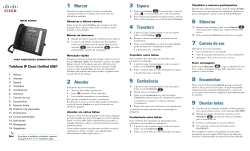 In&Atilde;&shy;cio r&Atilde;&iexcl;pido para assistentes administrativos do telefone IP Cisco Unified 6961 para Cisco Unified Communications Manager 8.6 (SCCP e SIP)